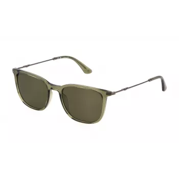 Okulary przeciwsłoneczne Police męskie SPLL77-53G61P Havana Green Polarized 53mm