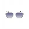 Okulary przeciwsłoneczne POLICE męskie SPLL86M580F94 Dark Havana kwadratowa oprawka acetatowa szare soczewki gradientowe UV400 58/16/145 mm