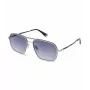 Okulary przeciwsłoneczne POLICE męskie SPLL86M580F94 Dark Havana kwadratowa oprawka acetatowa szare soczewki gradientowe UV400 58/16/145 mm