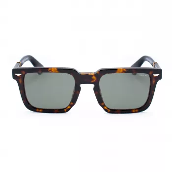 Okulary przeciwsłoneczne Police męskie SPLL88-520722 - oprawka acetatowa, soczewki poliwęglanowe, ochrona UV