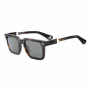 Okulary przeciwsłoneczne Police męskie SPLL88-520722 - oprawka acetatowa, soczewki poliwęglanowe, ochrona UV