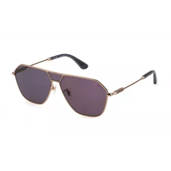Okulary przeciwsłoneczne Police męskie SPLL89-628FFY - Błyszcząca czarna oprawka, soczewki dymne, 62 mm