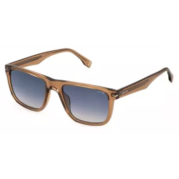 Okulary przeciwsłoneczne POLICE męskie SPLQ83-540805 czarna oprawka szare szkła 54mm