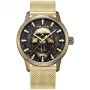 Zegarek męski POLICE Blaze Collection PEWJG0005504 44mm Koperta ze stali nierdzewnej Czarny pasek skórzany Analogowy Kwarcowy
