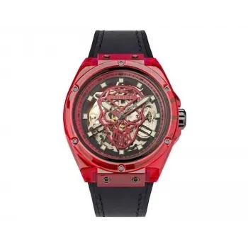Zegarek męski Police PEWGR1592405 44mm Niebieska tarcza Skórzany pasek