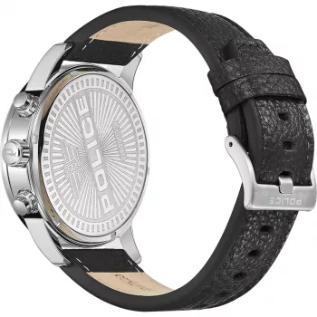 Zegarek męski POLICE PEWJF2203305 48mm Chronograf Czarna Tarcza Skórzany Pasek