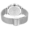 Zegarek męski POLICE PEWJG0005204 44,3 mm Kwarcowy Analogowy Stal nierdzewna Czarna tarcza Skórzany pasek