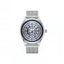 Zegarek męski POLICE PEWJG0005204 44,3 mm Kwarcowy Analogowy Stal nierdzewna Czarna tarcza Skórzany pasek