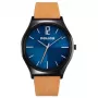 Zegarek męski Police PL15918JSB03 44mm Stal nierdzewna Skóra Czarny