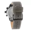 Zegarek męski POLICE R1451281001 Adder Collection 46mm Koperta ze stali nierdzewnej Czarny pasek skórzany Analogowy Kwarcowy
