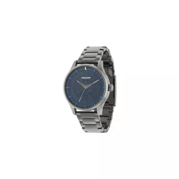 Zegarek męski Police R1453282003 44mm Stal nierdzewna Czarna tarcza Pasek skórzany Kwarcowy Analogowy
