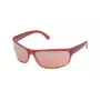 POLICE S186371ACNX Unisex Okulary Przeciwsłoneczne Aviator - Czarna Oprawka Acetatowa, Szare Soczewki Poliwęglanowe, Szerokość Soczewki 71 mm