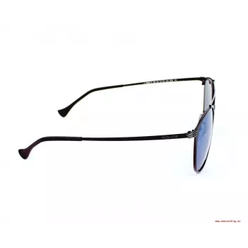 POLICE SPL15651599B Okulary przeciwsłoneczne Unisex - Prostokątna oprawka plastikowa UV400
