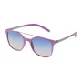 POLICE SPL16952GEAP Męskie prostokątne okulary przeciwsłoneczne z oprawką Havana acetate i brązowymi soczewkami poliwęglanowymi UV400