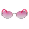 POLICE SPLA18-540492 Okulary przeciwsłoneczne damskie prostokątne Havana brązowy gradient 54mm