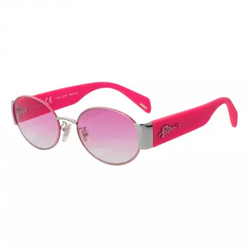 POLICE SPLA18-540492 Okulary przeciwsłoneczne damskie prostokątne Havana brązowy gradient 54mm