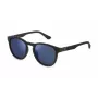 POLICE SPLF60-53U28P Męskie prostokątne okulary przeciwsłoneczne polaryzacyjne, oprawki Havana, zielone soczewki, 53mm