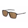 POLICE SPLL16-58V78X Okulary przeciwsłoneczne męskie Havana Brąz Gradient Prostokątne Acetat UV400