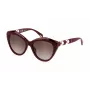 POLICE SPLL35-550G96 Okulary przeciwsłoneczne damskie kocie oko Havana brązowy gradient 55/14/140 mm