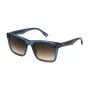 POLICE SPLN35M550955 Okulary przeciwsłoneczne męskie Havana oprawka acetatowa brązowe szkła 55/19/145 mm