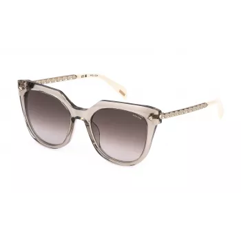 POLICE SPLN63-5307T1 Okulary przeciwsłoneczne damskie Havana 53mm