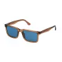 POLICE SPLP21E57805P Męskie okulary przeciwsłoneczne Havana Brown Polarized 57/20/145 mm