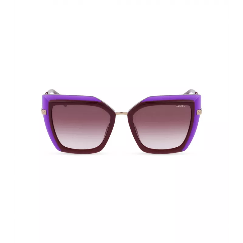 POLICE SPLP43-5409F5 Okulary przeciwsłoneczne damskie Havana Brązowy Gradient 54mm