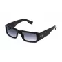 POLICE SPLR82-550722 Okulary przeciwsłoneczne męskie | 55mm prostokątna oprawa z octanu | UV400