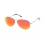 POLICE Unisex S8299M58Q05R Okulary przeciwsłoneczne - czarna metalowa oprawka, szare gradientowe szkła, 58/15/140 mm