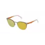 POLICE Unisex SPL341-S34G Okulary przeciwsłoneczne Havana 52/21/145 mm