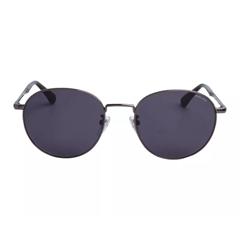 POLICE Unisex SPLD94M530613 Okulary przeciwsłoneczne - Błyszcząca czarna oprawka, soczewki dymne 53/19/140 mm