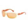 POLICE Unisex Okulary Przeciwsłoneczne S180368JA1X - Oprawka Acetatowa, Soczewki Poliwęglanowe, Ochrona UV400