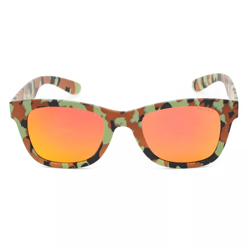 Okulary przeciwsłoneczne POLICE Unisex S194450GE8R Oprawka Havana Acetate Soczewki Brązowy Gradient 50mm