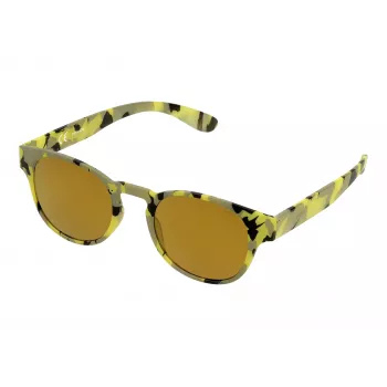 POLICE Unisex Okulary Przeciwsłoneczne S194549GE9G Havana Acetatowa Kwadratowa Oprawka Brązowe Soczewki Gradientowe 49/21/140 mm