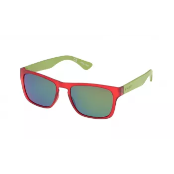 POLICE Okulary przeciwsłoneczne Unisex S198854Z75Y Havana Oprawka acetatowa Brązowe szkła 54mm