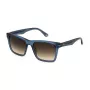 POLICE Unisex Okulary Przeciwsłoneczne SPLN35M530955 Czarna Oprawka Szare Szkła 55/19/145 mm UV400