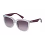 POLICE Damskie okulary przeciwsłoneczne Cat Eye SPL4105609PD Havana/Grey Gradient 56/18/140 mm
