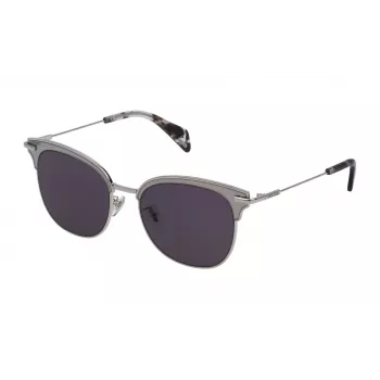 POLICE Damskie okulary przeciwsłoneczne kocie oko SPL62253579B Havana Brązowy Gradient 53mm