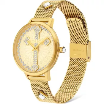 Zegarek POLICE Damski PL16031MSG22M Raho Kwarcowy Analogowy 36mm Stal Nierdzewna Siatka Srebrny