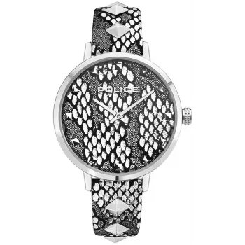 Zegarek damski Police Quartz Analog PEWLA2109701 36mm Srebrny Stal nierdzewna Siatka