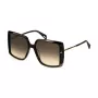 Okulary przeciwsłoneczne Police Women's SPLL96M Butterfly Cat Eye Havana Brown Acetate Frame Brown Gradient Lens 56mm