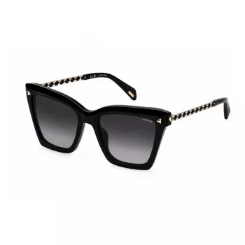Okulary przeciwsłoneczne damskie POLICE SPLN62-520700 Cat-Eye, oprawki Havana Brown, brązowe gradientowe soczewki, 52mm