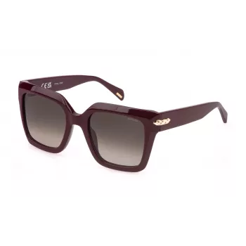 Okulary przeciwsłoneczne damskie POLICE SPLR26E530AR3 - czarna oprawka, szare gradientowe soczewki, ochrona UV400, 53mm