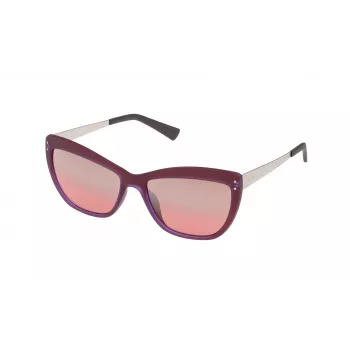 Okulary przeciwsłoneczne POLICE damskie S197156J61X Havana/Brązowa oprawka acetatowa, brązowe soczewki gradientowe UV400