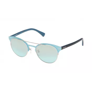 Okulary przeciwsłoneczne POLICE damskie S895051W03X - oprawka acetatowa, ochrona UV400, soczewki 51 mm