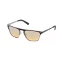 Okulary przeciwsłoneczne POLICE damskie S897856W01X prostokątne czarna oprawka szare szkło 56/18/135 mm