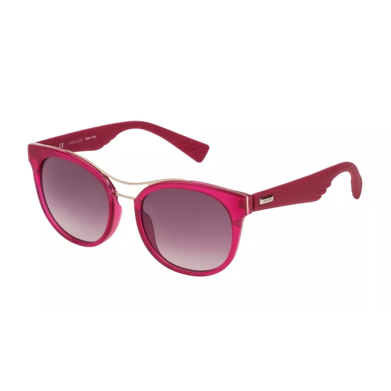 Okulary przeciwsłoneczne POLICE damskie SPL412529M5X oprawka Havana acetatowa soczewki brązowe gradient UV400