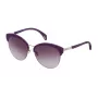 Okulary przeciwsłoneczne POLICE damskie SPL6195608FF Havana oprawka acetatowa brązowe soczewki poliwęglanowe 56mm