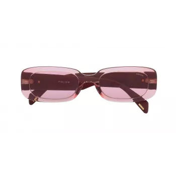 Okulary przeciwsłoneczne POLICE dla kobiet SPLA17530776 Havana Acetate Brązowe Szkła 53mm