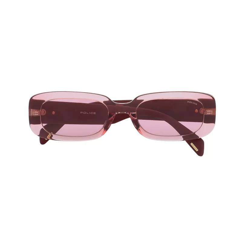 Okulary przeciwsłoneczne POLICE dla kobiet SPLA17530776 Havana Acetate Brązowe Szkła 53mm